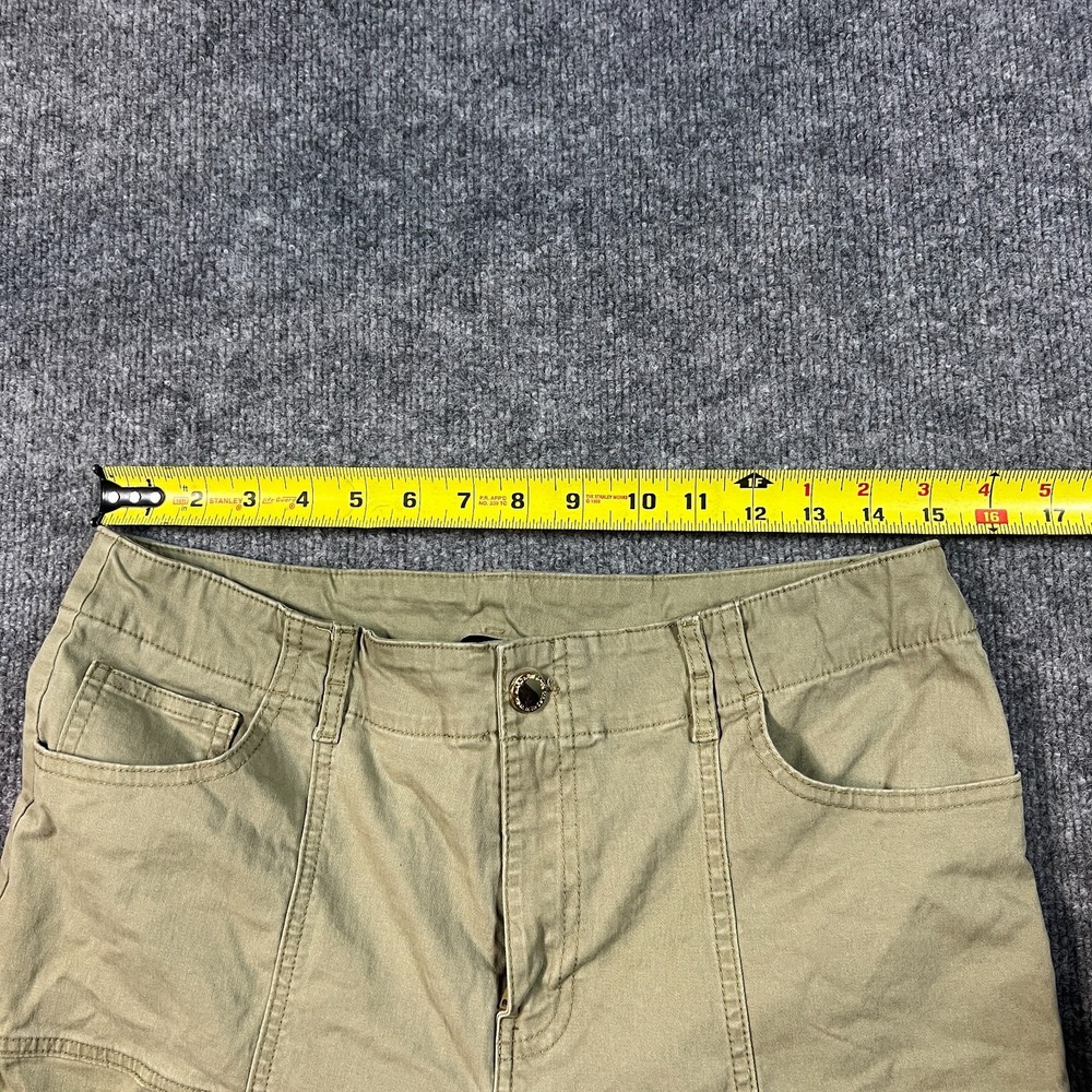 Andrew Marc New York Ankle Pants Womens 10 Khaki Cotton Stretch Straight‎ Leg - Picture 5 of 10